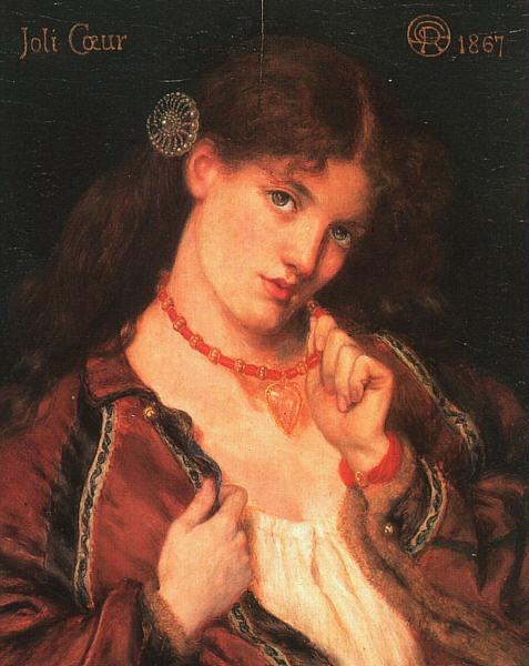 Dante Gabriel Rossetti Joli Coeur France oil painting art
